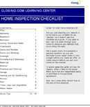Home Inspection Checklist Template form