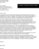 Sample Teacher Cover Letter form