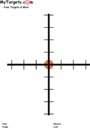 Printable Crosshairs Target form