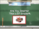 Smarter Than a 5th Grader Game Template form