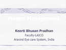 Project Management form