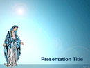 Virgin Mary PowerPoint Template form