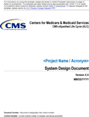 System Design Document 1 form