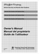 Ford Owners Manual Sample form