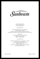Sunbeam Owners Manual Sample form