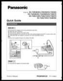 Panasonic Quick Start Guide Sample form
