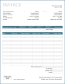 General Invoice Template 2 form