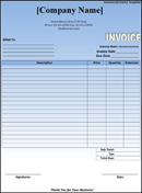 Commercial Invoice Template form