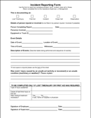 Incident Report Form 2 form