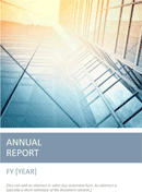 Annual Report Template 1 form