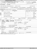 Blank Police Report Template form
