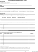 Business Expense Report Form form