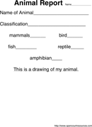Animal Report Template 2 form