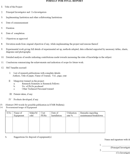 Format of Report Writing form