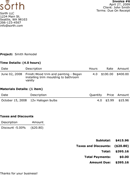 Sample Invoice 3 form