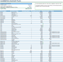 Marketing Budget Plan 3 form