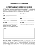 Confidential Fax Cover Sheet 3 form