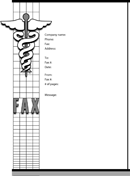 Medical Fax Cover Sheet form