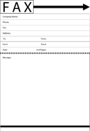 Modern Fax Cover Sheet 2 form