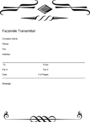 Modern Fax Cover Sheet 3 form