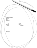Cute Fax Cover Sheet 1 form