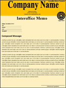 Interoffice Memo Template form