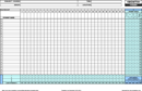 Monthly Attendance Template form