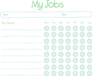 Customizable 7-Day Chore Charts form