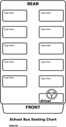 Seating Chart Template 1 form
