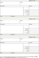 Blank Receipt Template 2 form