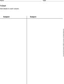 T Chart Template 1 form