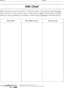 KWL Chart 1 form