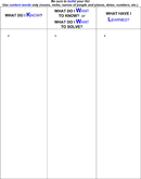 KWL Chart 2 form