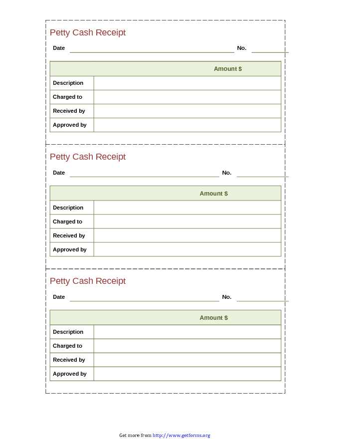 Cash Receipt Templates