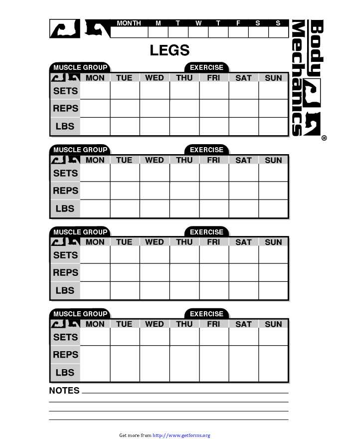 Workout Charts