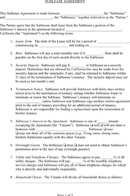 Sublease Agreement Template form