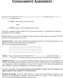 Consignment Agreement Template 2 form