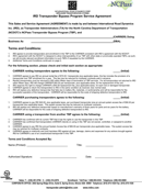 Program Service Agreement form