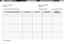 Rent Statement form