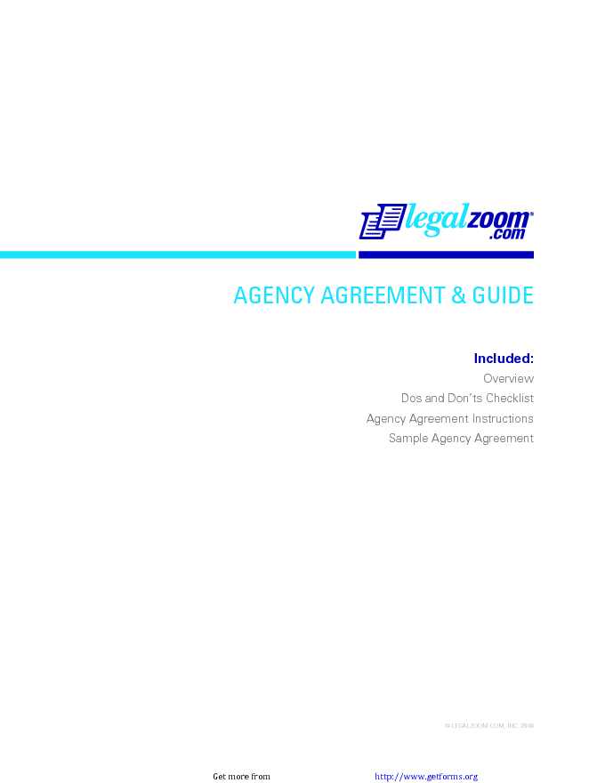 Agency Agreement Sample 2