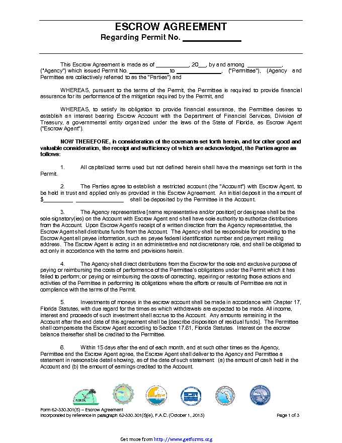 Escrow Agreement 3