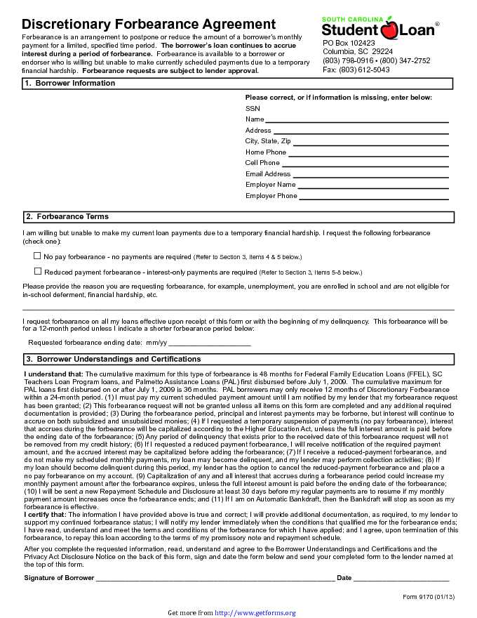 Forbearance Agreement 1