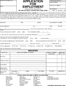 Simple Job Application 2 form