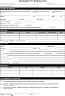 Simple Job Application 3 form