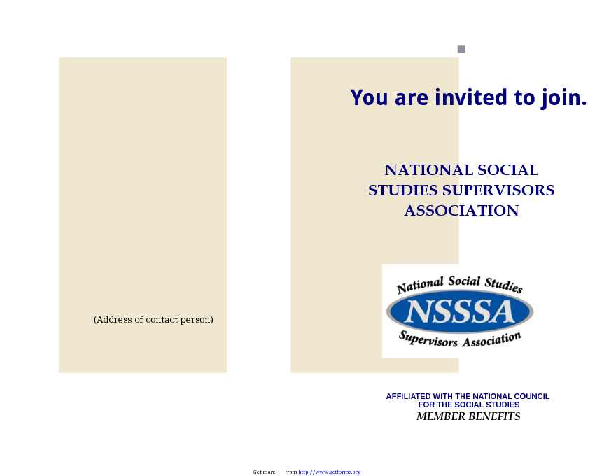 NSSSA Member Brochure (Bi-Fold)