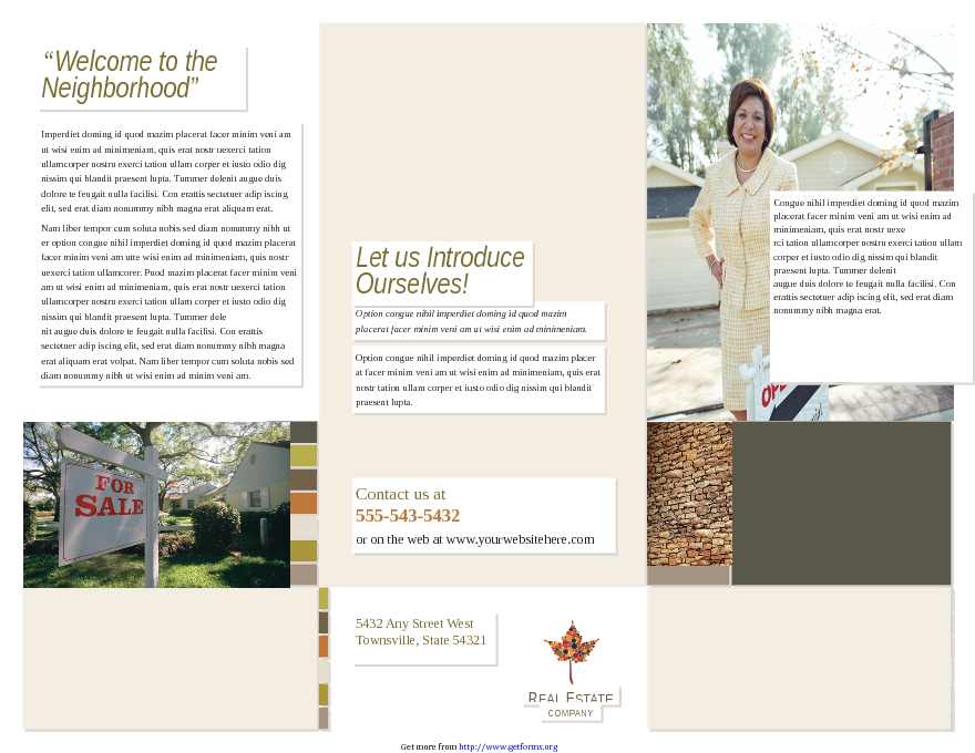 Real Estate Brochure 1