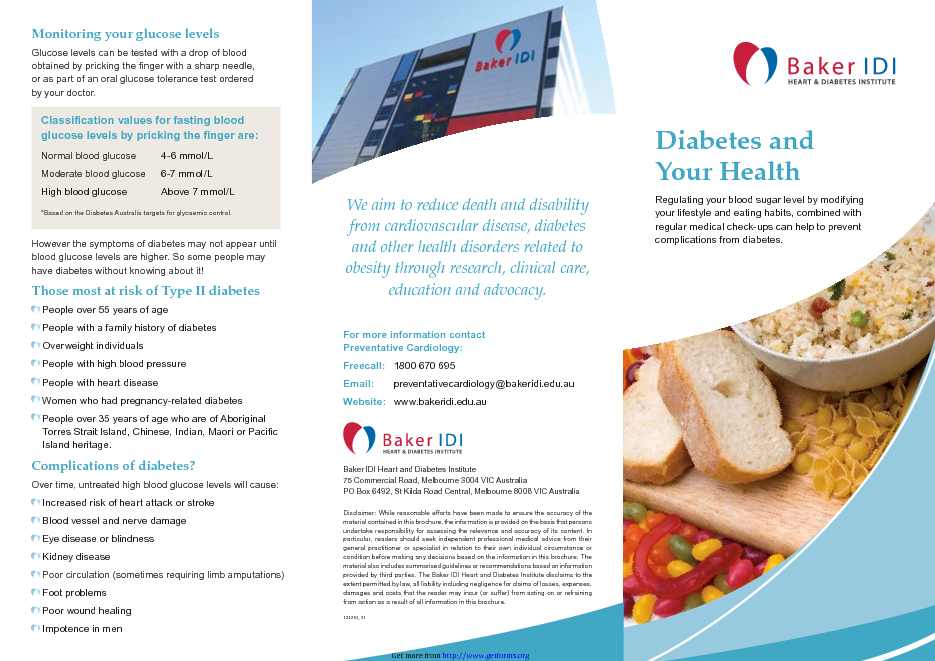 Diabetes Brochure 4