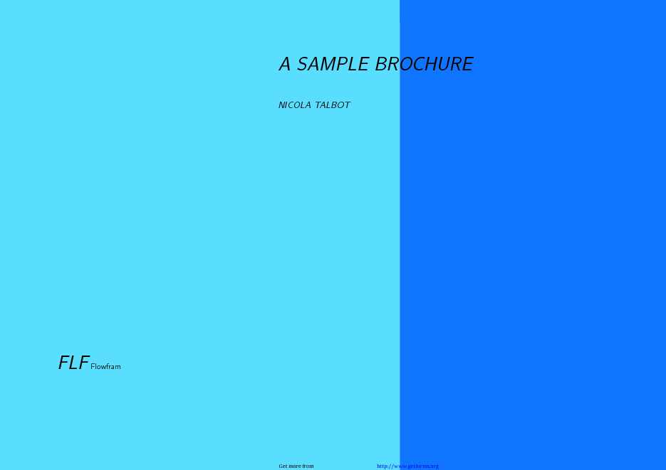 A Sample Brochure