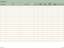 Inventory List Spreadsheet form