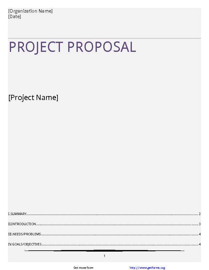 Project Proposal